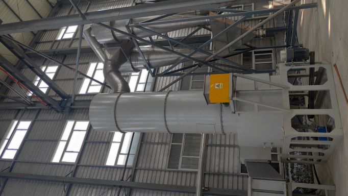 山东枣庄豆渣烘干项目---14型闪蒸干燥机